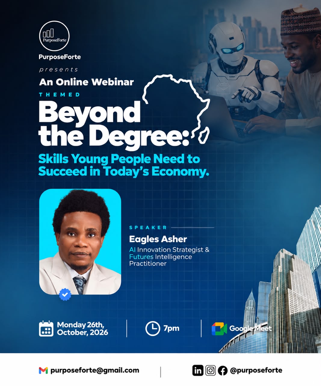 Beyond the Degree — event flyer